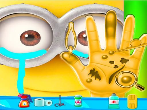 Minion Hand Doctor Game Online - Hospital Surgery